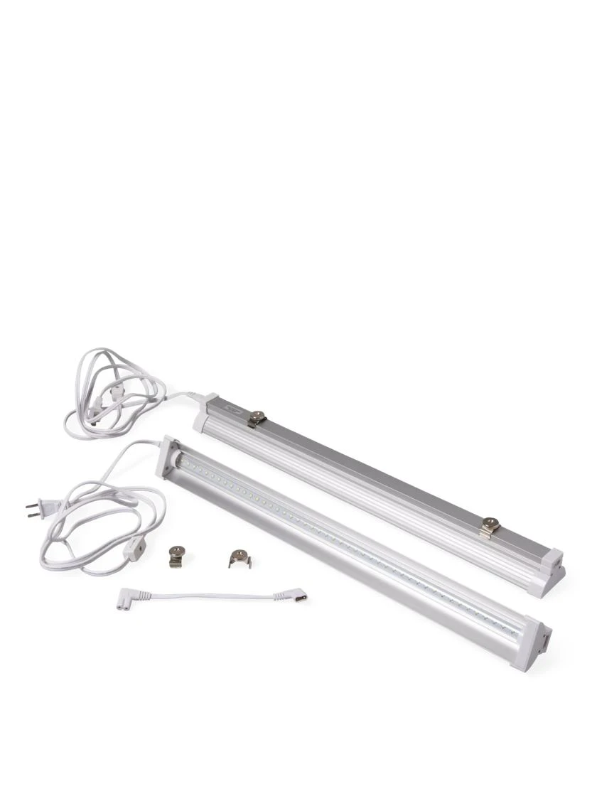 High Output LED Fixtures, 2' With Magnetic Clips, Set Of 2 1 High Output LED Fixtures, 2' With Magnetic Clips, Set Of 2