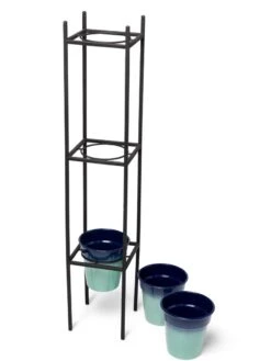 Steel Vertical Plant Stand With Metal Pots 6 Steel Vertical Plant Stand With Metal Pots -Deals Garden Decor Store 8609183 4967 tif