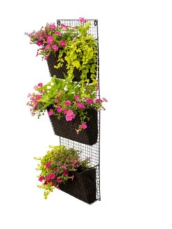 Wire Wall Pockets Vertical Gardens 9 Wire Wall Pockets Vertical Gardens -Deals Garden Decor Store 8609201 0407 tif