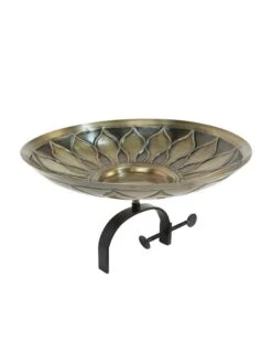 Achla Designs African Daisy Birdbath With Over-the-Rail Bracket -Deals Garden Decor Store 8609295 04v