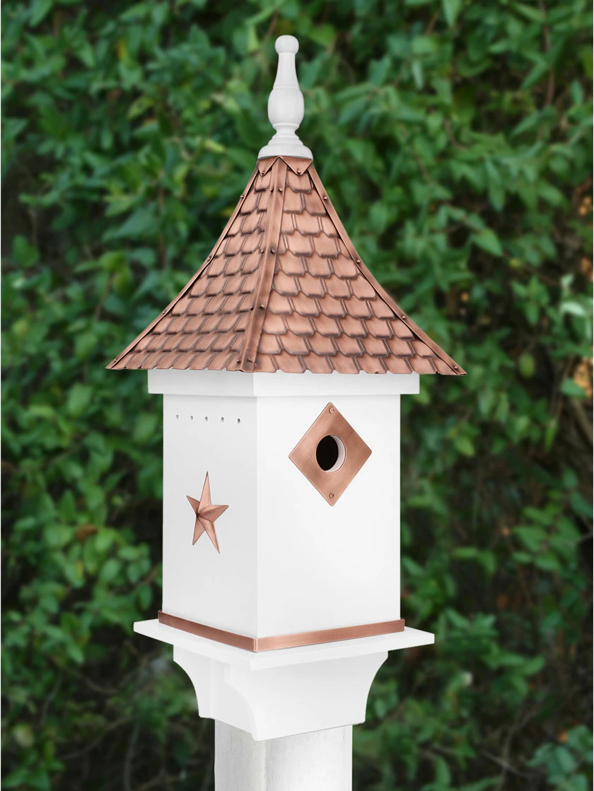 Villa Copper Shingle Bird House 1 Villa Copper Shingle Bird House