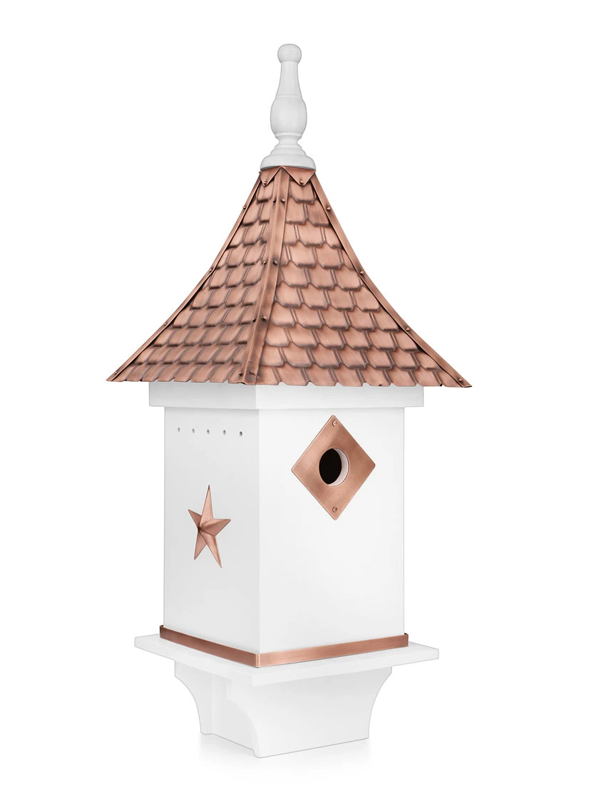 Villa Copper Shingle Bird House 2 Villa Copper Shingle Bird House - Image 2