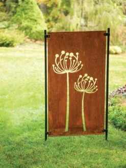 Queen Anne's Lace Corten Steel Screen 6 Queen Anne's Lace Corten Steel Screen -Deals Garden Decor Store 8609526 00526 tif