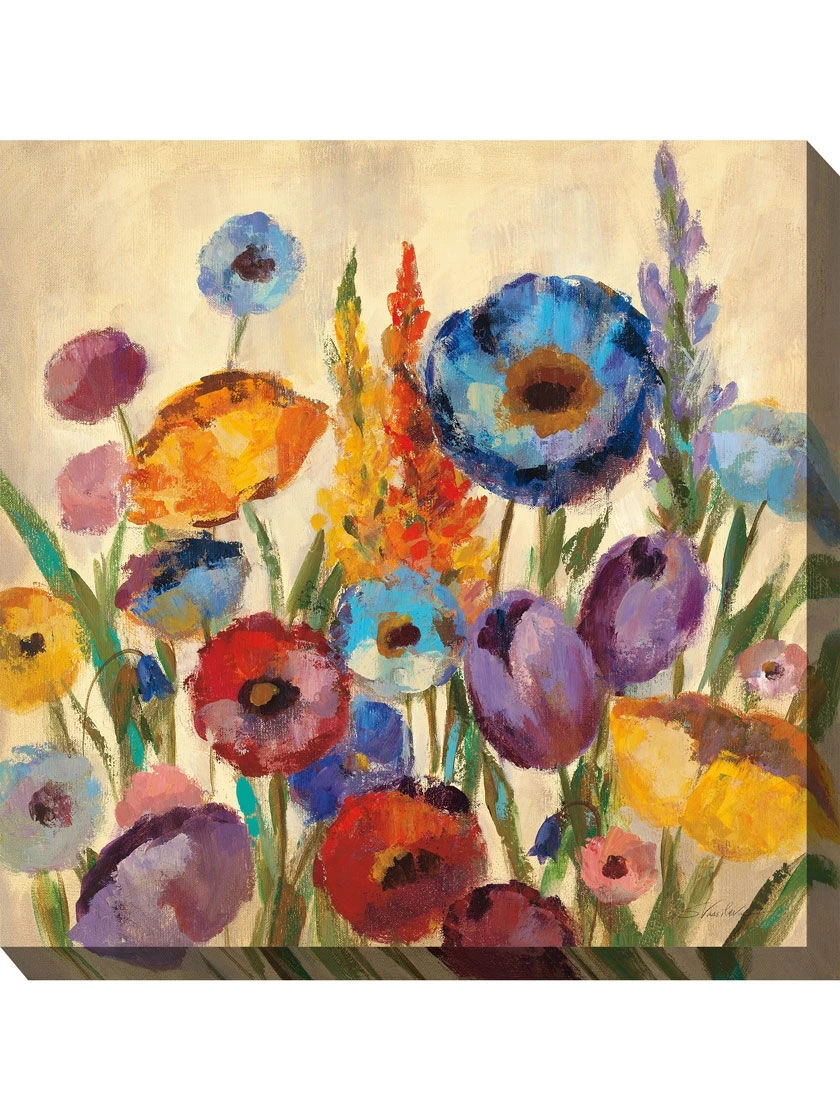 Jovial Blooms Outdoor Wall Art 1 Jovial Blooms Outdoor Wall Art