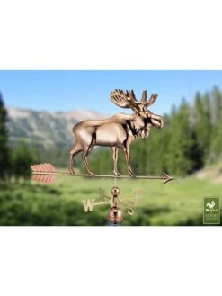 Moose With Arrow Weathervane -Deals Garden Decor Store 8610229 01v