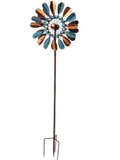 Metallic Leaf Wind Spinner -Deals Garden Decor Store 8610441 1254 tif