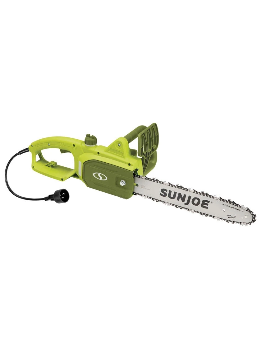 Sun Joe ® SWJ599E Tree Limb Master Electric Handheld Chainsaw | 14-Inch | 9-Amp | Low-Kickback 1 Sun Joe ® SWJ599E Tree Limb Master Electric Handheld Chainsaw | 14-Inch | 9-Amp | Low-Kickback