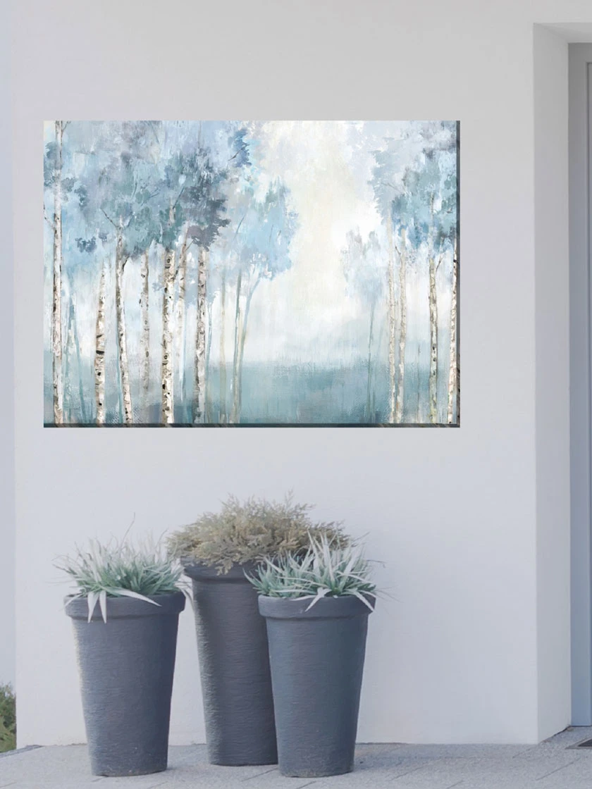 Silent Blue Outdoor Wall Art 1 Silent Blue Outdoor Wall Art