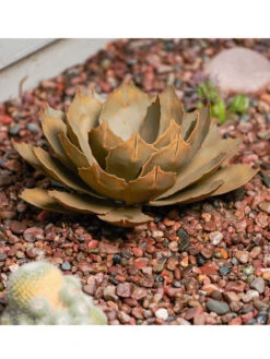 Desert Steel Artichoke Agave Sculpture -Deals Garden Decor Store 8610760 01v