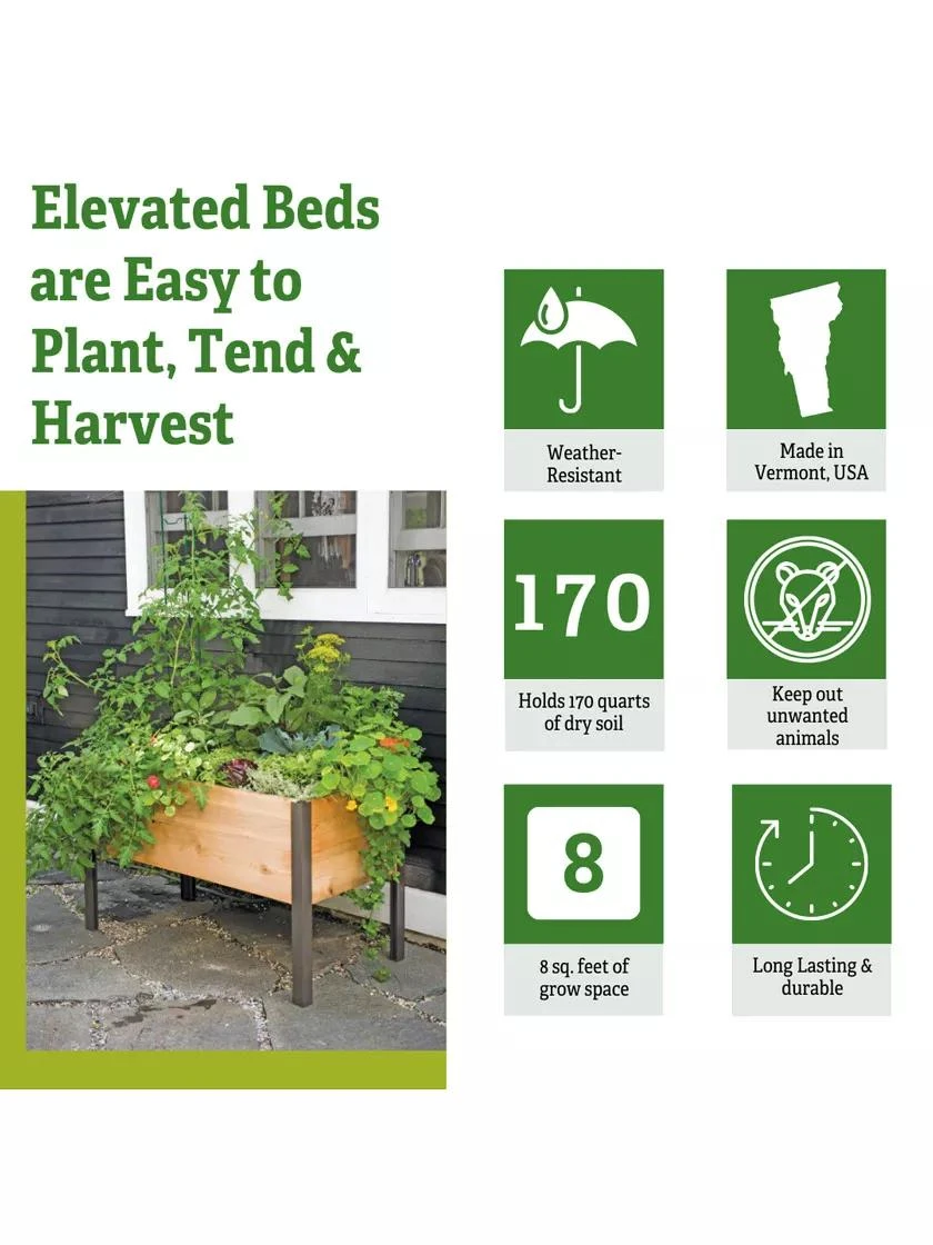 Elevated Planter Box, 2' X 4' 2 Elevated Planter Box, 2' X 4' - Image 2