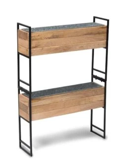 Tartu 2-Tier Elevated Rectangular Planter -Deals Garden Decor Store 8611008 0936 tif