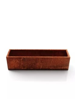 Veradek Metallic Series Corten Steel Window Box Planter, 36" -Deals Garden Decor Store 8611609 06V tif