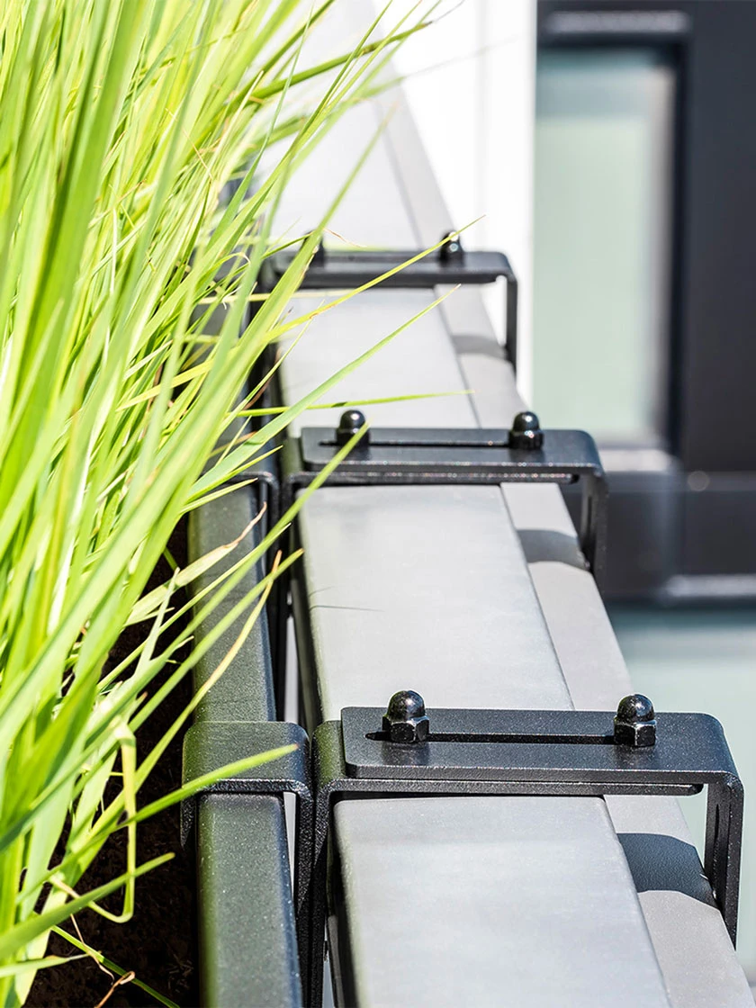 Veradek Metallic Series Railing Planters 3 Veradek Metallic Series Railing Planters - Image 3