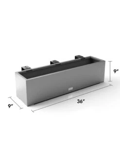 Veradek Metallic Series Railing Planters 28 Veradek Metallic Series Railing Planters -Deals Garden Decor Store 8611610 19v