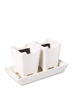 Stoneware Self-Watering Windowsill Planters, Set Of 2 -Deals Garden Decor Store 8611890 5658 tif