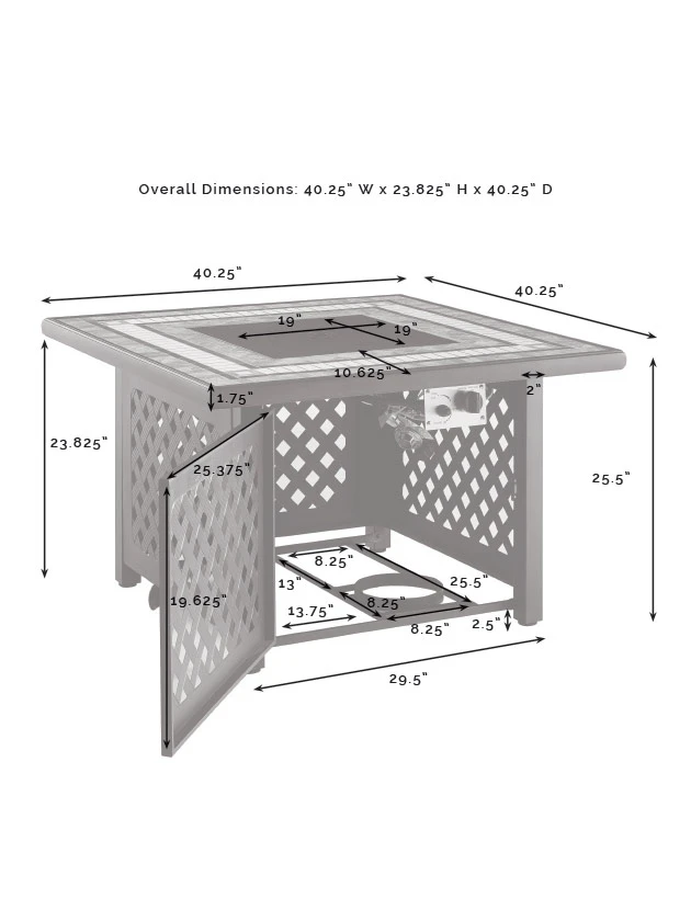 Crosley Tucson Fire Table 8 Crosley Tucson Fire Table - Image 8