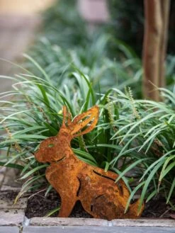 Corten Steel Animal Garden Stakes -Deals Garden Decor Store 8612060 076 tif