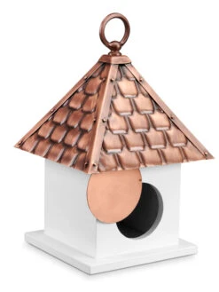 Bird House Bungalow With Copper Roof -Deals Garden Decor Store 8612197 02v
