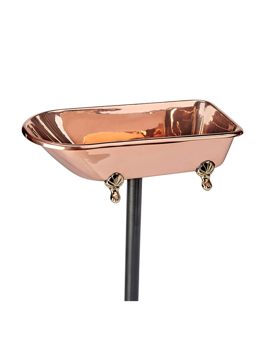 Copper Bathtub Birdbath 2 Copper Bathtub Birdbath - Image 2
