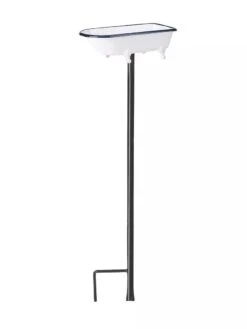 White Enamel Bathtub Birdbath 8 White Enamel Bathtub Birdbath -Deals Garden Decor Store 8612266 03V jpeg