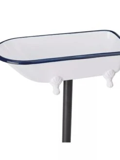 White Enamel Bathtub Birdbath 9 White Enamel Bathtub Birdbath -Deals Garden Decor Store 8612266 04V jpeg