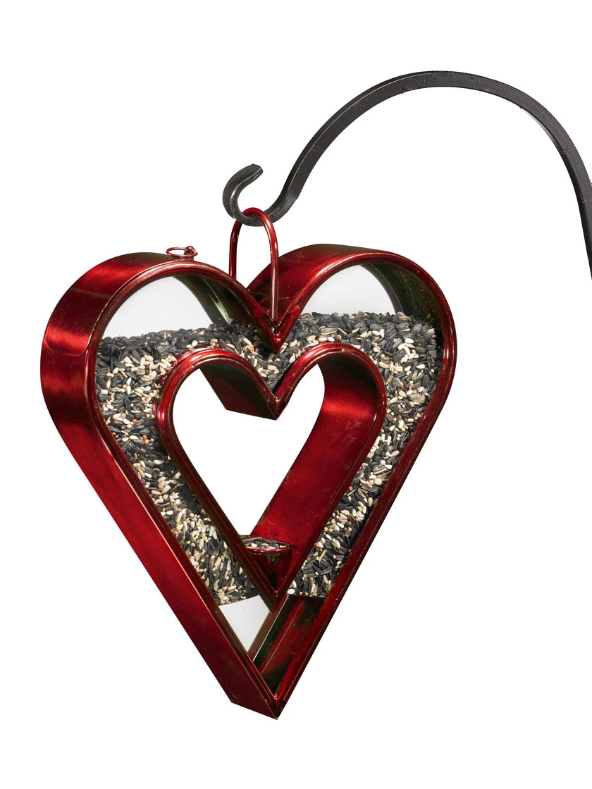 Heart Fly-Thru™ Bird Feeder 6 Heart Fly-Thru™ Bird Feeder - Image 6