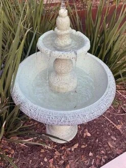 Exaco Enduro Clay Tiered Fountain 7 Exaco Enduro Clay Tiered Fountain -Deals Garden Decor Store 8612391 01V jpg