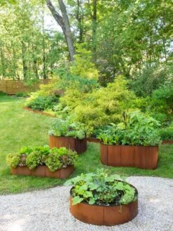 Birdies™ Corten Steel Round Raised Beds -Deals Garden Decor Store 8612422 0261 tif