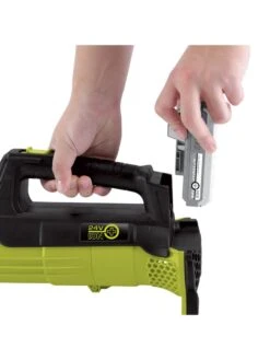 Sun Joe® 24V ION+ 2.0-Ah Cordless Compact Turbine Jet Blower, 100-MPH 350-CFM -Deals Garden Decor Store 8612516 10v