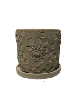 Concrete Honeycomb Bee Planter 7 Concrete Honeycomb Bee Planter -Deals Garden Decor Store 8613044 01v