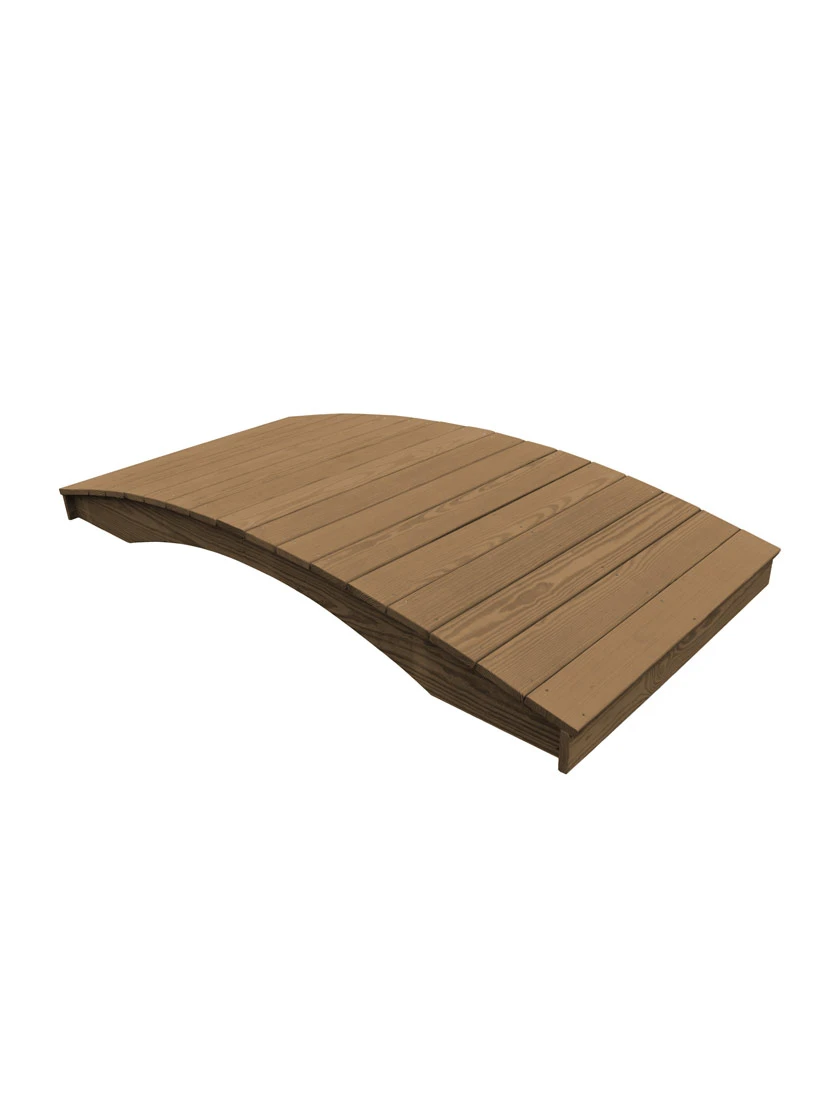 Plank Garden Bridge Finished 4' X 8' 1 Plank Garden Bridge Finished 4' X 8'