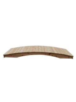 Plank Garden Bridge Unfinished 4' X 8' -Deals Garden Decor Store 8613127 02v