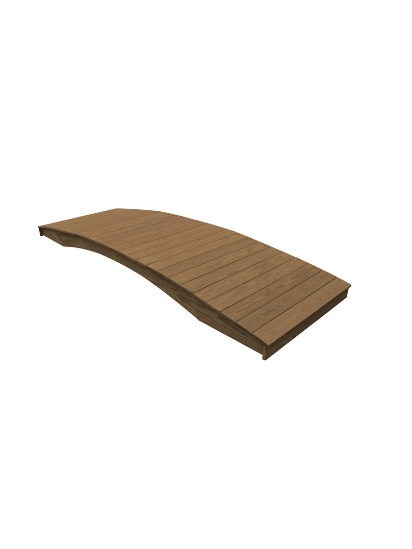 Plank Garden Bridge Finished 4' X 12' 1 Plank Garden Bridge Finished 4' X 12'