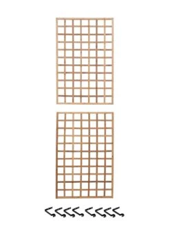 Bamboo Wall Trellis, 45" X 30", Set Of Two -Deals Garden Decor Store 8613149 0041