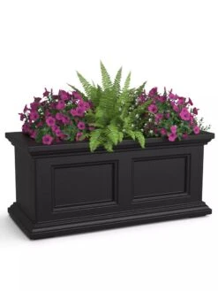 Fairfield Self-Watering Window Box, 2’ -Deals Garden Decor Store 8613268 02V tif