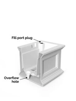 Fairfield Self-Watering Window Box, 2’ -Deals Garden Decor Store 8613268 04V tif