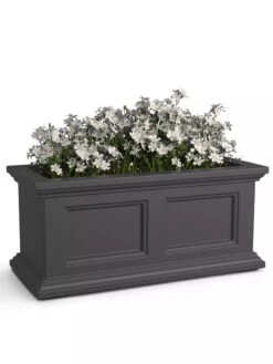 Fairfield Self-Watering Window Box, 2’ -Deals Garden Decor Store 8613268 09V tif