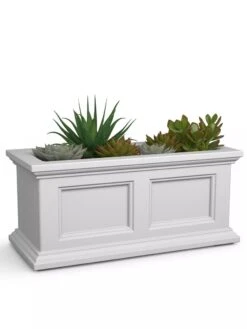 Fairfield Self-Watering Window Box, 2’ -Deals Garden Decor Store 8613268 12V tif