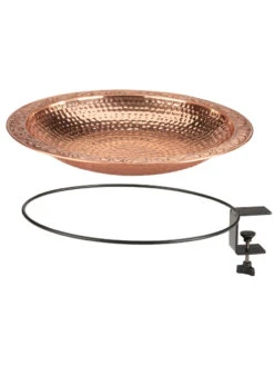 Pure Copper Bird Bath Deck Mount 11 Pure Copper Bird Bath Deck Mount -Deals Garden Decor Store 8613382 03v