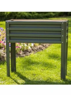 Metal Double Height Raised Garden Bed -Deals Garden Decor Store 8613688 06V 3 4