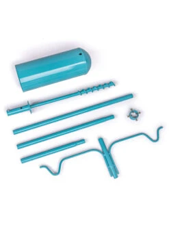 Color Pop 2 Arm Bird Feeder Pole Set With Squirrel Baffle -Deals Garden Decor Store 8613786 05v