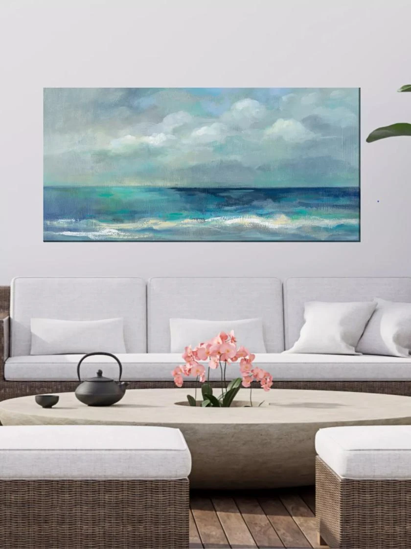 Blue On Blue Outdoor Wall Art 1 Blue On Blue Outdoor Wall Art