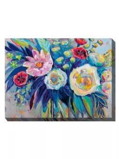 Floral Array Outdoor Wall Art -Deals Garden Decor Store 8614011 01V 3 4