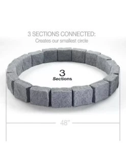 Beuta™ 6-Block Edging Section, 4 Pack -Deals Garden Decor Store 8614155 04V 3 4