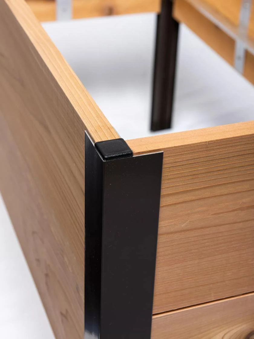 Self-Watering Eco-Stained Elevated Planter Box, 2' X 4' 6 Self-Watering Eco-Stained Elevated Planter Box, 2' X 4' - Image 6