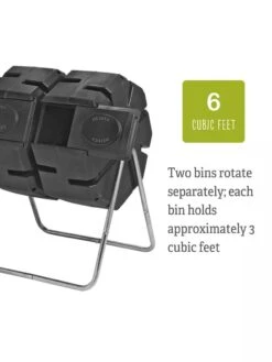 Dual-Batch Compost Tumbler 6 Dual-Batch Compost Tumbler -Deals Garden Decor Store Dual Compost Bin 5