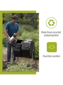 Dual Batch Composter Success Kit -Deals Garden Decor Store webimage Dual Compost Bin 7
